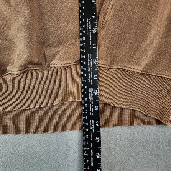 Vintage 90s Arizona Jean Co Sweatshirt Women's XS Brown Boho Music Floral - Picture 5 of 8